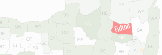 Fulton County Map