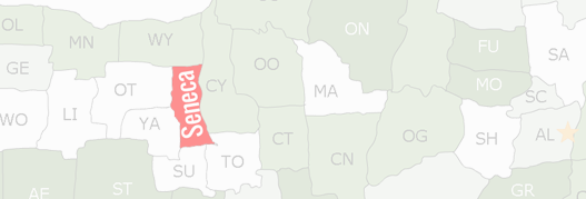 Seneca County Map